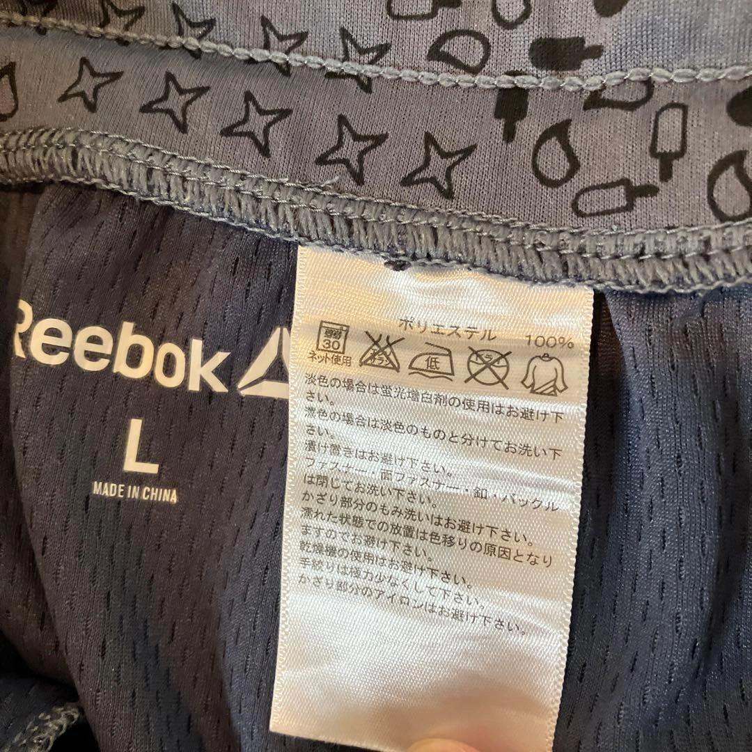Reebok ヨガウェア パンツ ペイズリー柄 L カプリの写真7枚目
