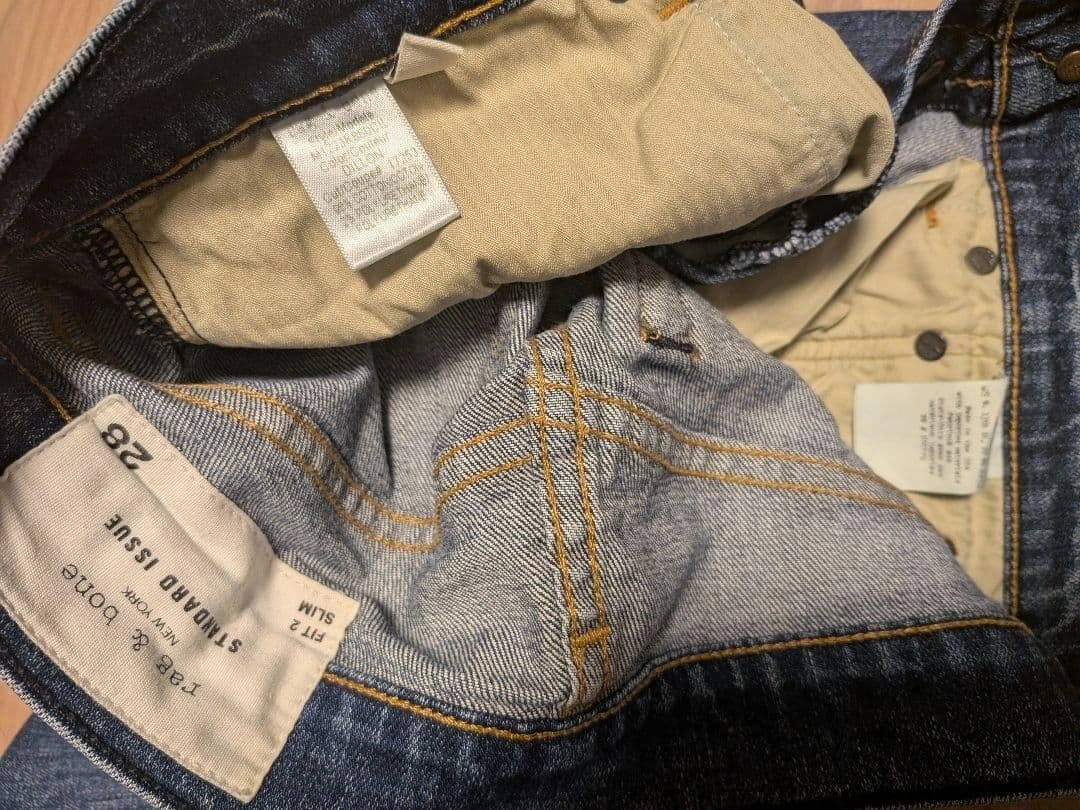 本日限り 美品 定価3-4万円程 rag&bone デニムパンツ ボトム 28の写真7枚目