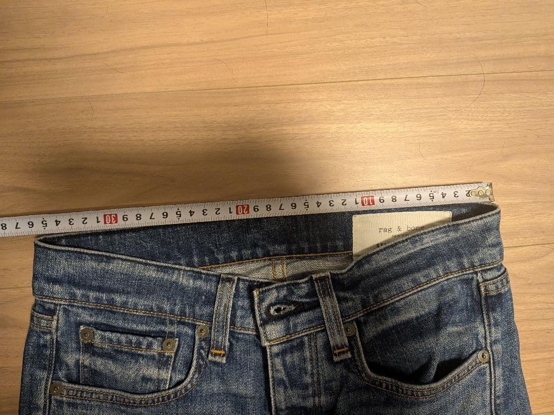 本日限り 美品 定価3-4万円程 rag&bone デニムパンツ ボトム 28の写真8枚目