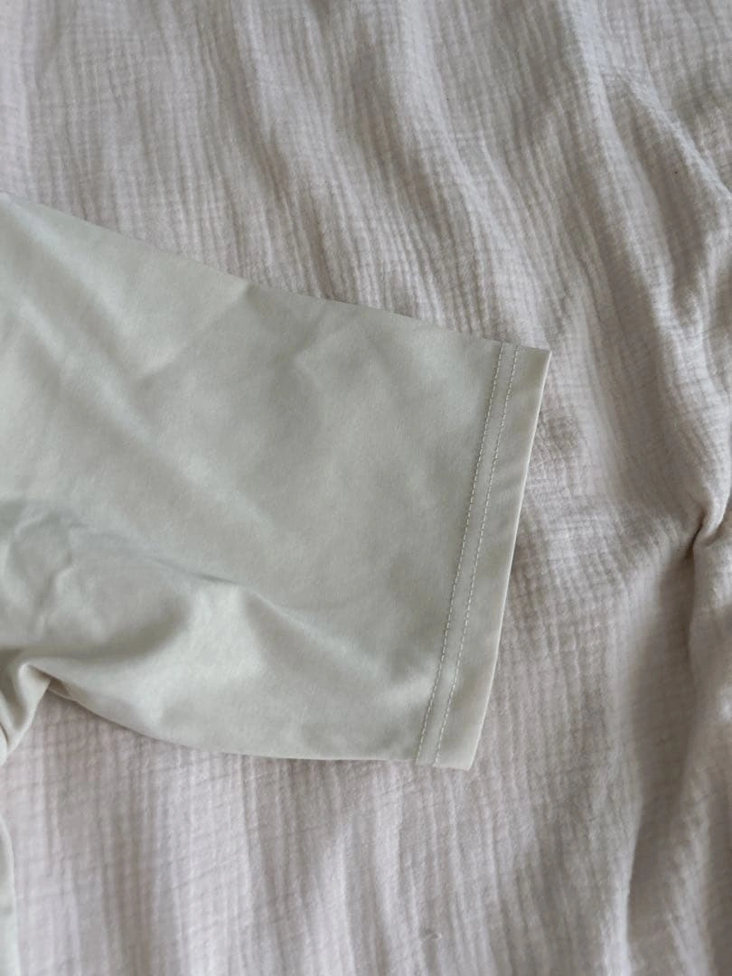 grove ロゴ刺繍 半袖Tシャツ アイボリー L ロゴTシャツの写真5枚目