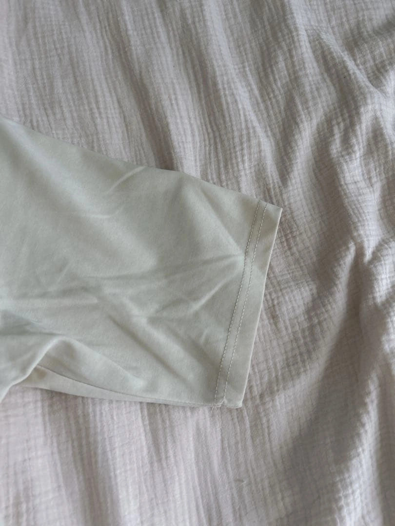 grove ロゴ刺繍 半袖Tシャツ アイボリー L ロゴTシャツの写真8枚目