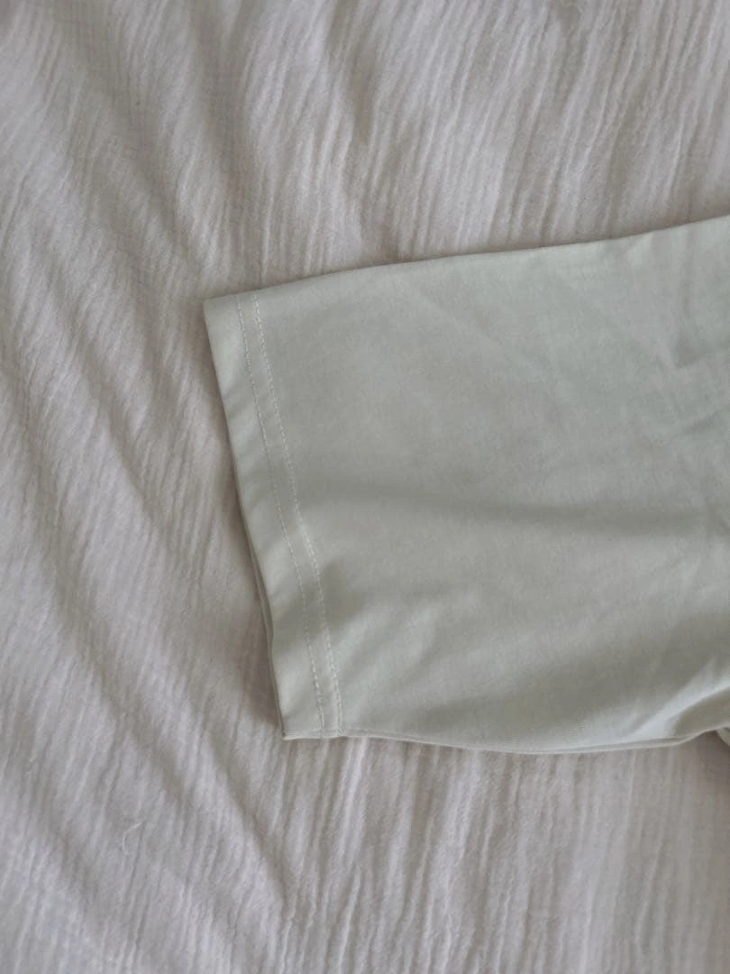 grove ロゴ刺繍 半袖Tシャツ アイボリー L ロゴTシャツの写真9枚目
