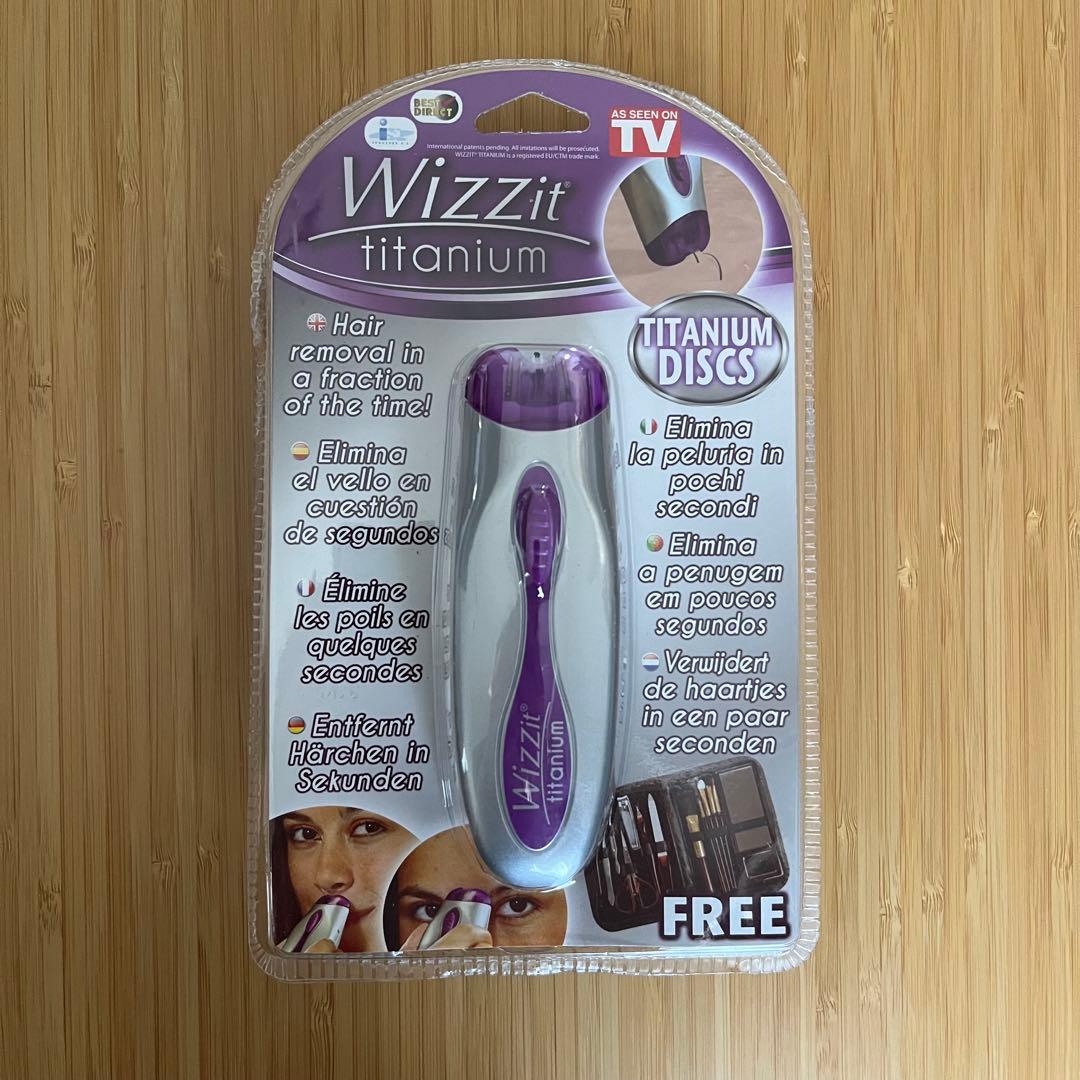 Wizzit Titanium 脱毛器 ネイルケア メイクセット付き