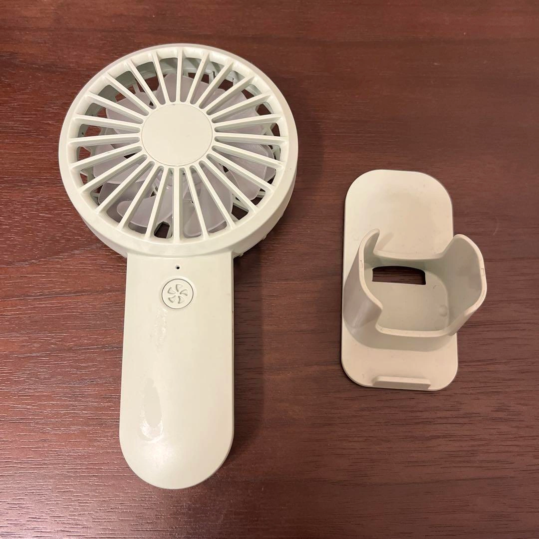 充電式ハンディファン 扇風機 ミント