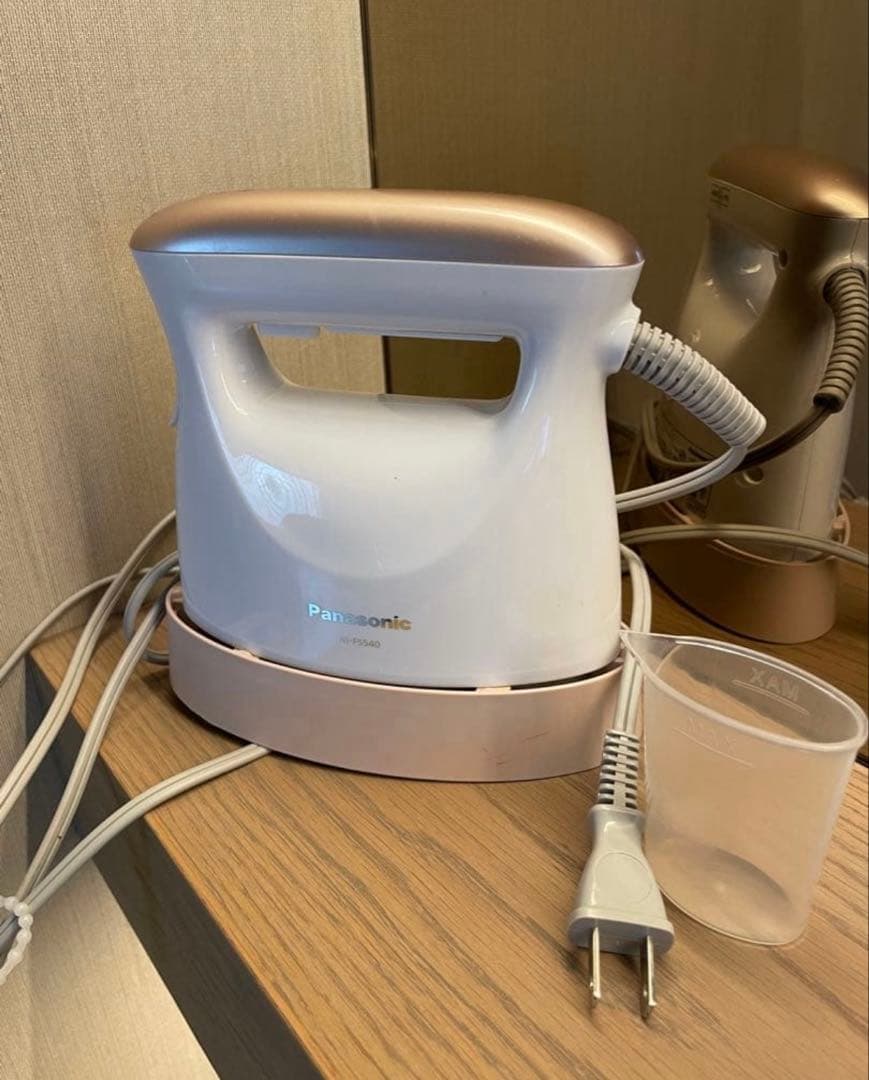 Panasonic 衣類スチーマー ピンクゴールド調 NI-FS470-PN