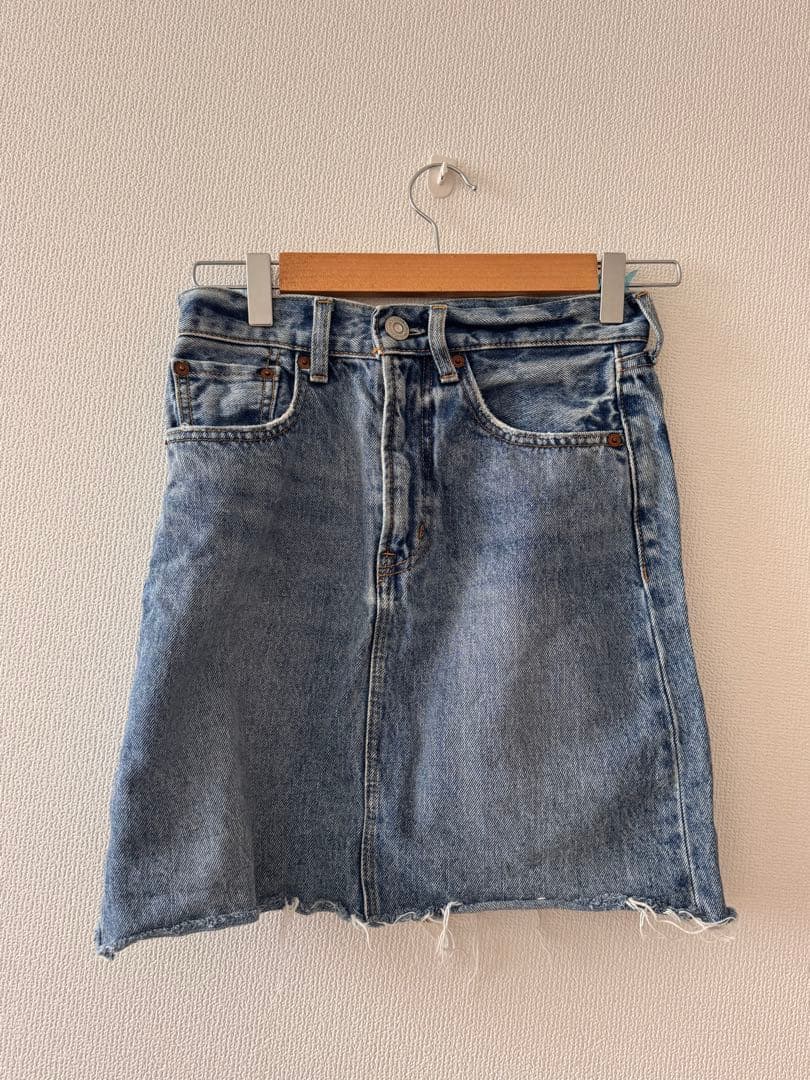Moussy ハイウエストデニムスカート