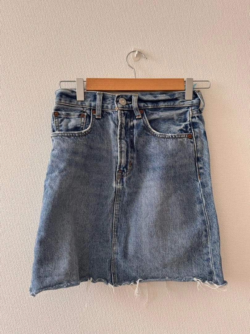 Moussy ハイウエストデニムスカート