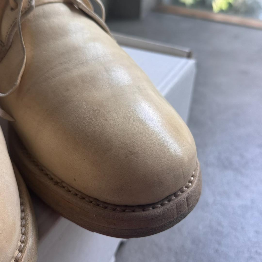 GUIDI グイディ 792 ホースレザー ダービーシューズ 43の写真4枚目