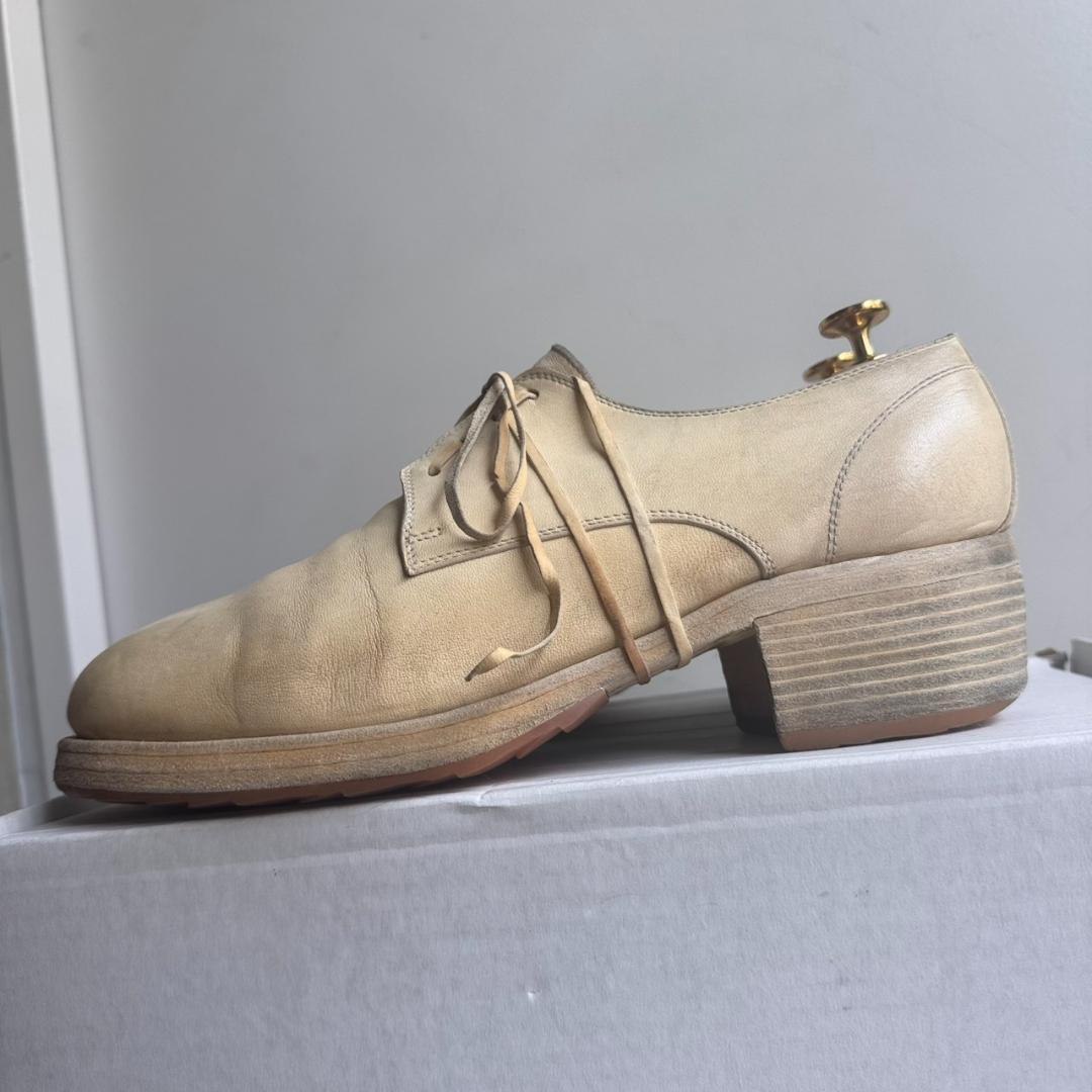 GUIDI グイディ 792 ホースレザー ダービーシューズ 43の写真5枚目
