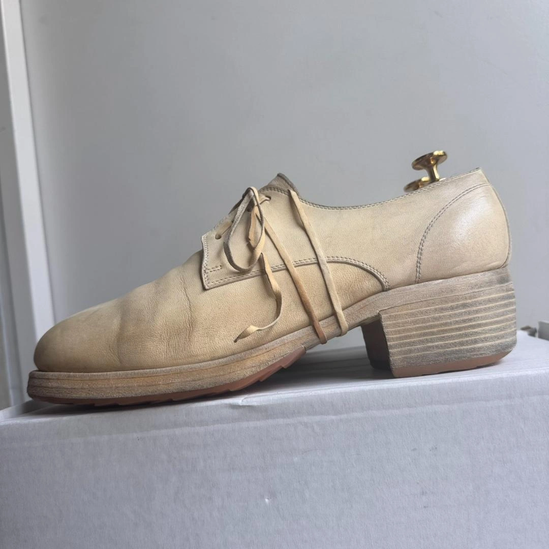 GUIDI グイディ 792 ホースレザー ダービーシューズ 43の写真5枚目