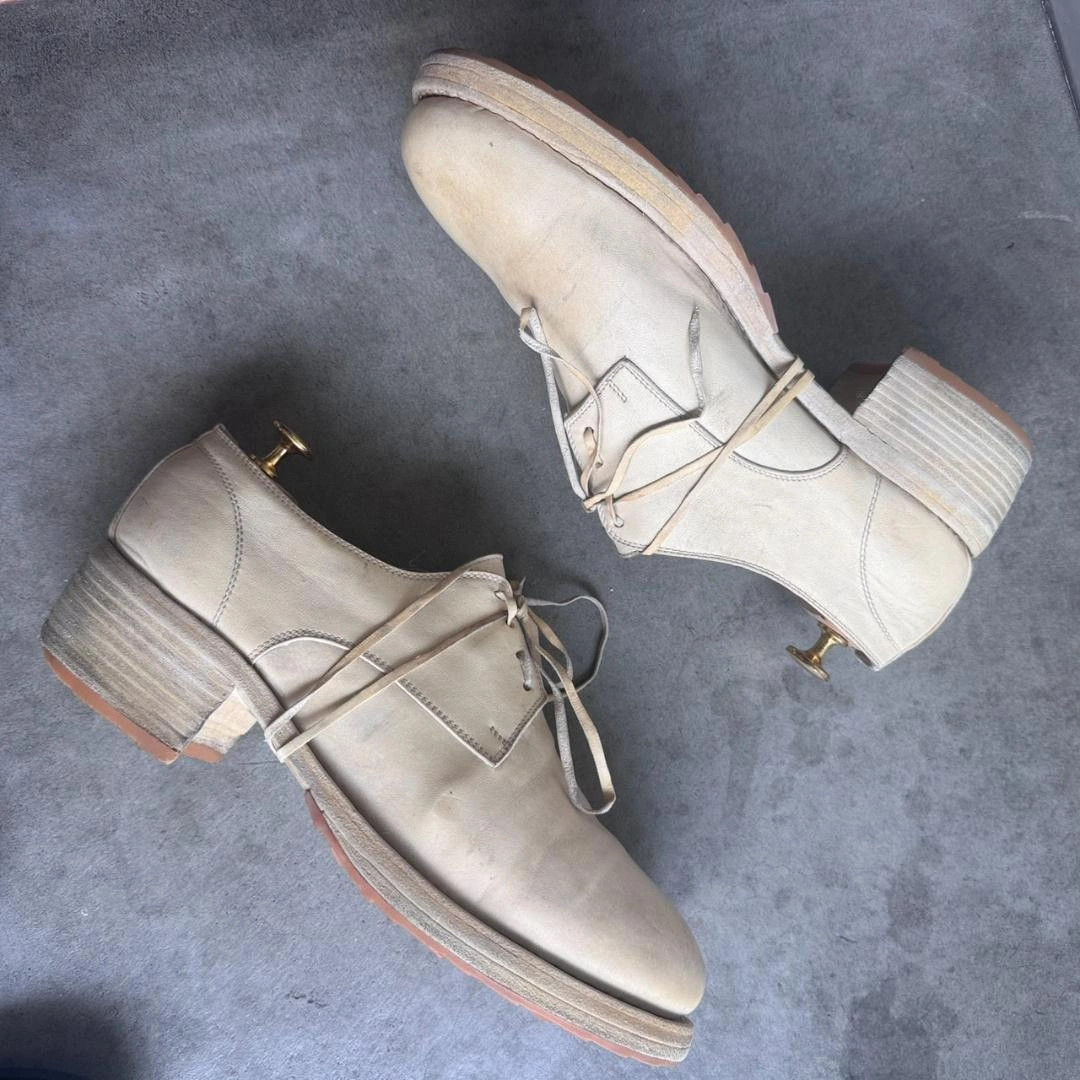 GUIDI グイディ 792 ホースレザー ダービーシューズ 43の写真7枚目