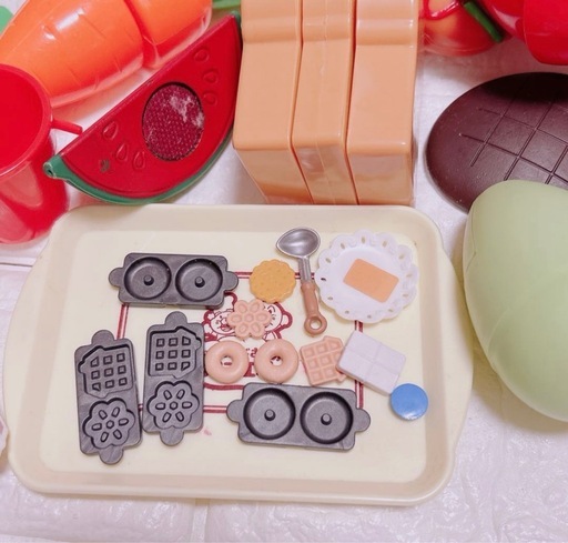 【USDおもちゃ⑭】おままごとセット◆野菜/果物/ごっこ遊び/乳児幼児遊びの写真5枚目