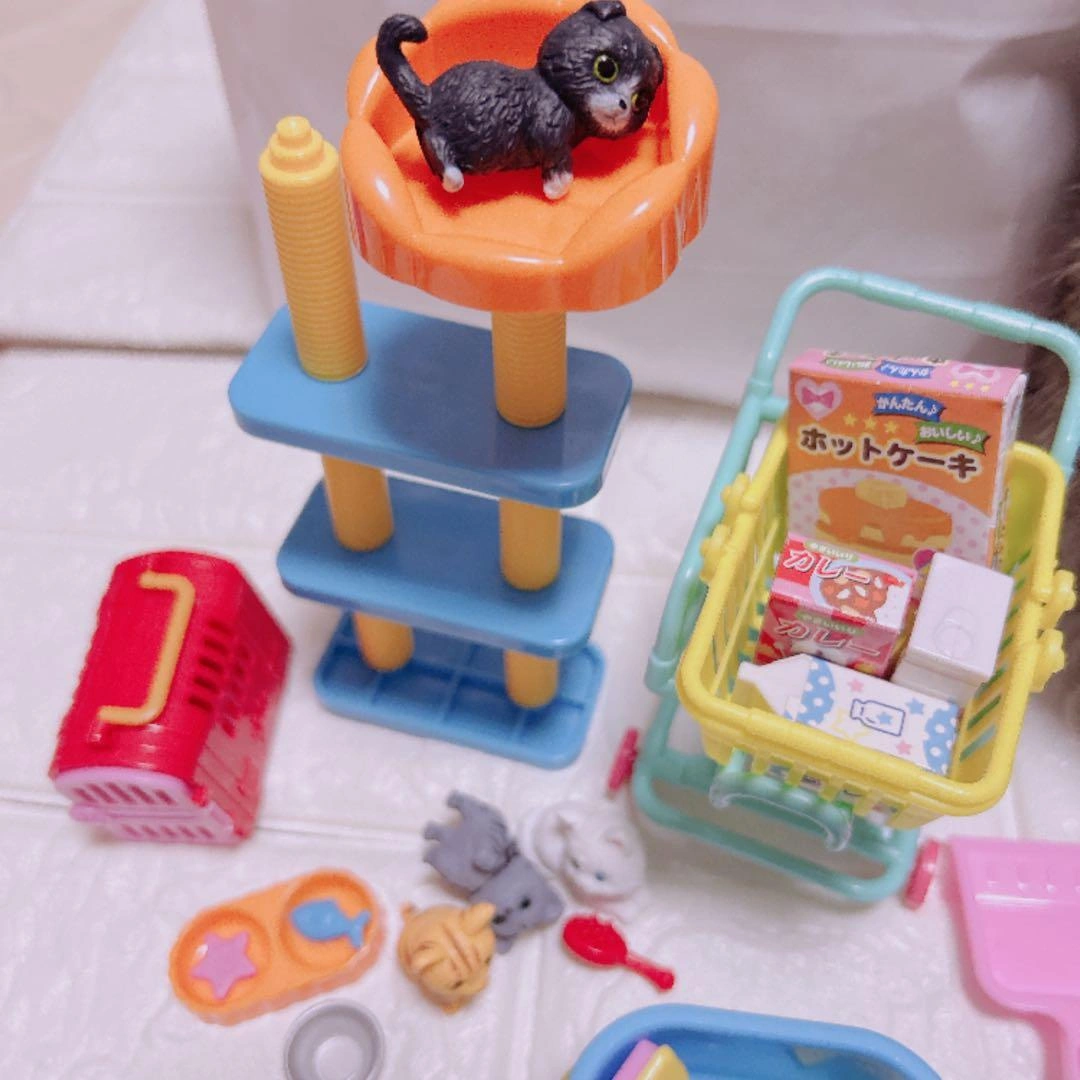 【USDおもちゃMIX⑧】おままごと◆ネコちゃん/お買い物/お掃除セット