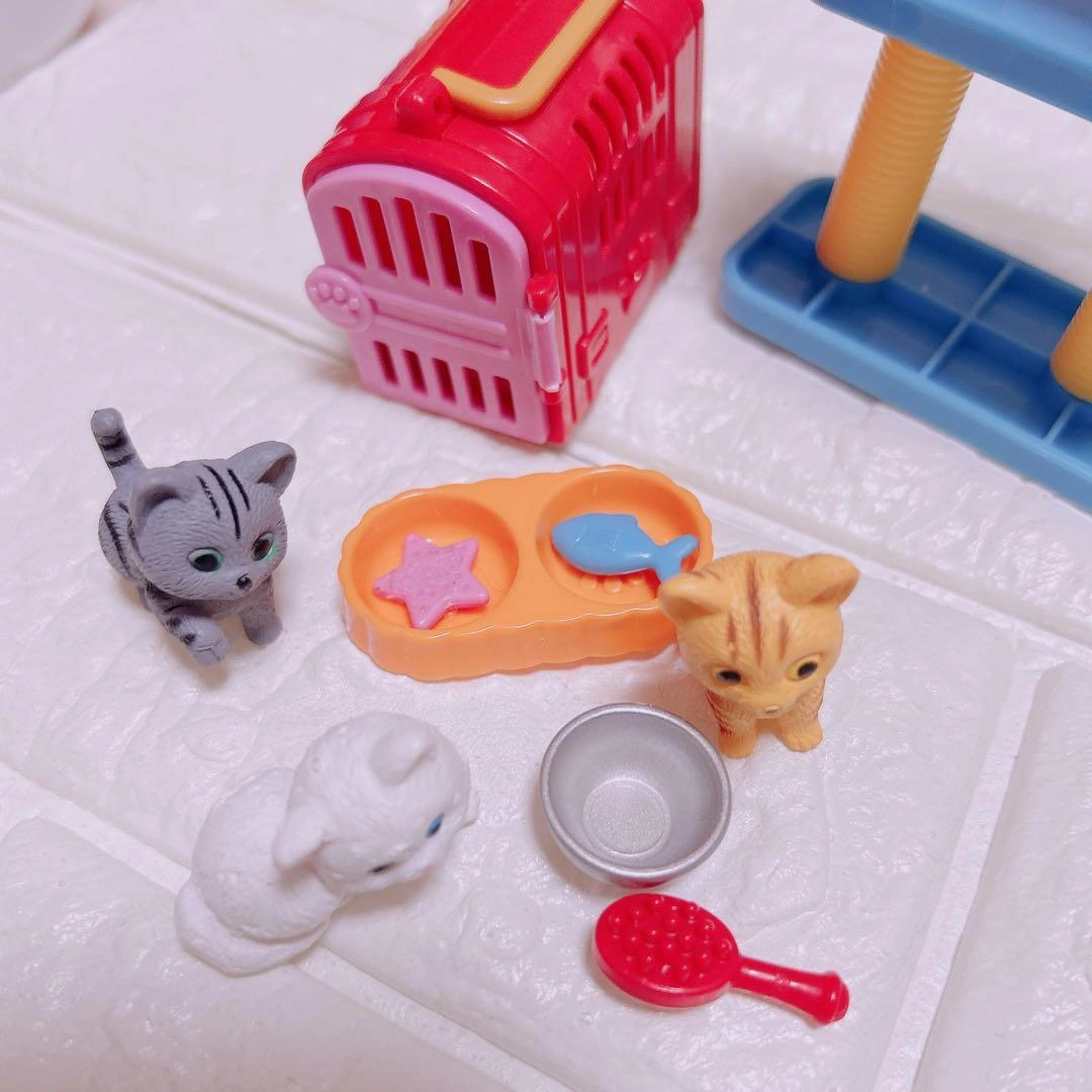 【USDおもちゃMIX⑧】おままごと◆ネコちゃん/お買い物/お掃除セットの写真3枚目