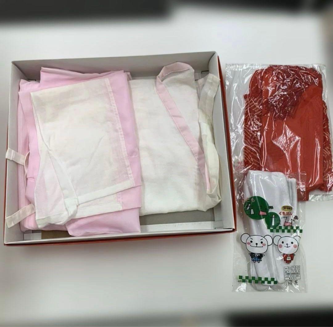 七五三 被布セット ３歳着物 草履 小物一式　241の写真2枚目