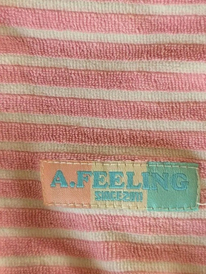AFRESH FEELING ノースリーブ犬服 ピンクストライプ新品*パイル地Mの写真6枚目