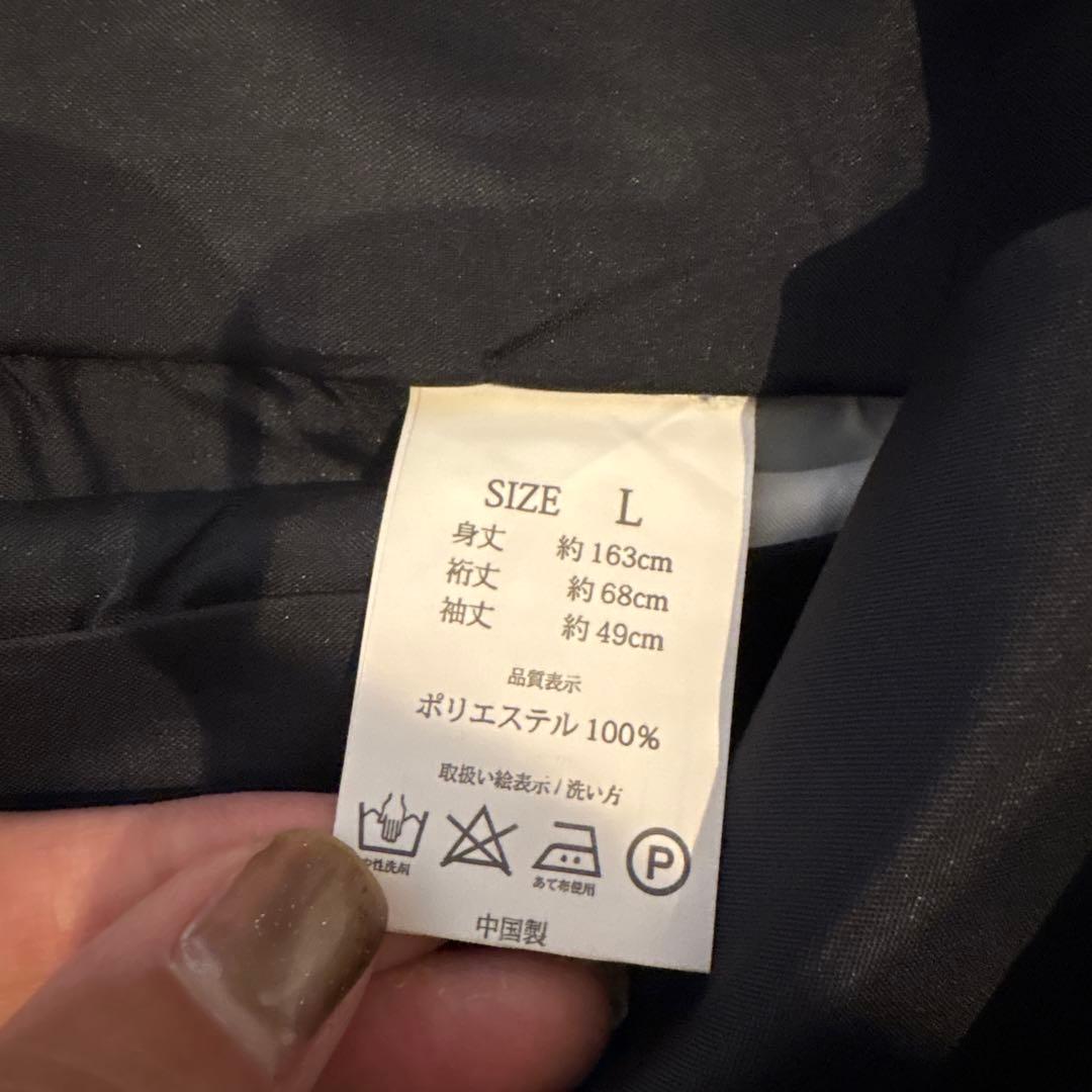 ポリエステル　プレタ着物　Lサイズの写真2枚目