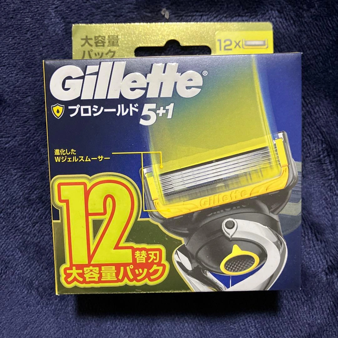 Gilletteジレット プロシールド 5+1替刃 12個入り
