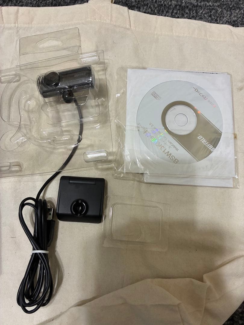 断捨離処分（中古）BUFFALO 130 HD720P Webカメラ 一部付属品が無しの写真3枚目