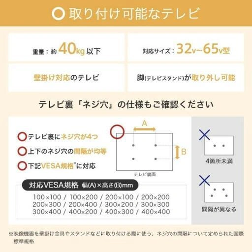 【新品未開封】テレビスタンド　テレビ台　ブラックの写真3枚目