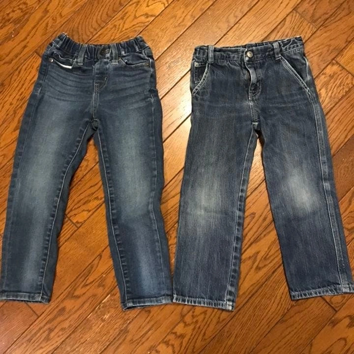 キッズ デニムパンツ 男児用 ジーンズ 2点 110 コムサイズム ユニクロ