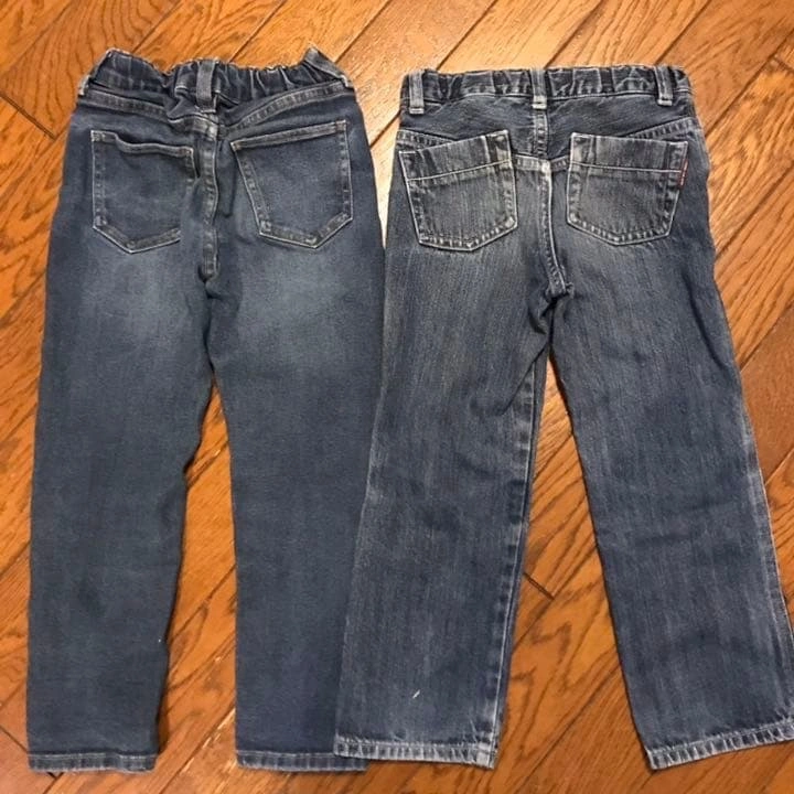 キッズ デニムパンツ 男児用 ジーンズ 2点 110 コムサイズム ユニクロの写真2枚目