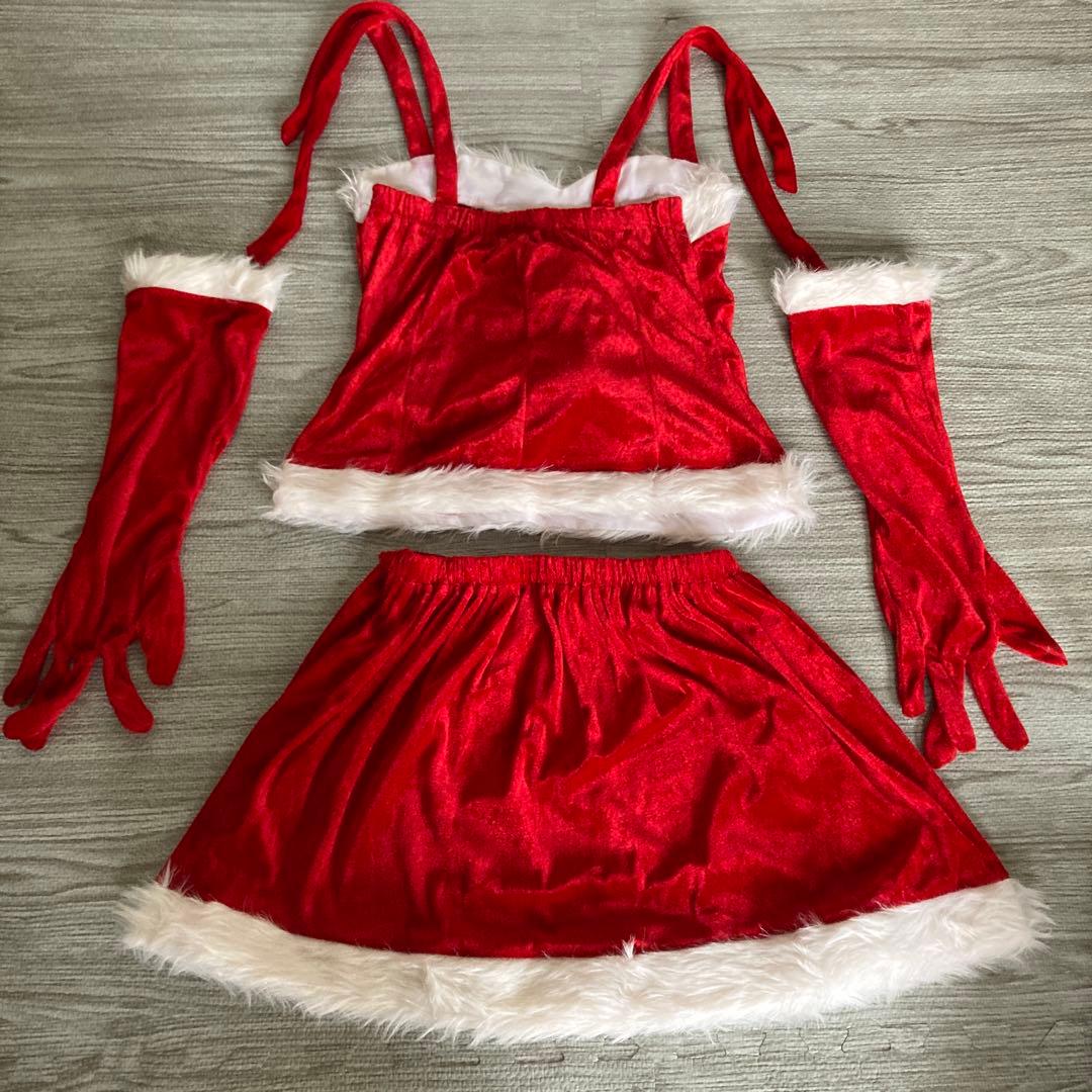 クリスマス サンタ コスプレ 衣装 スカートタイプの写真2枚目