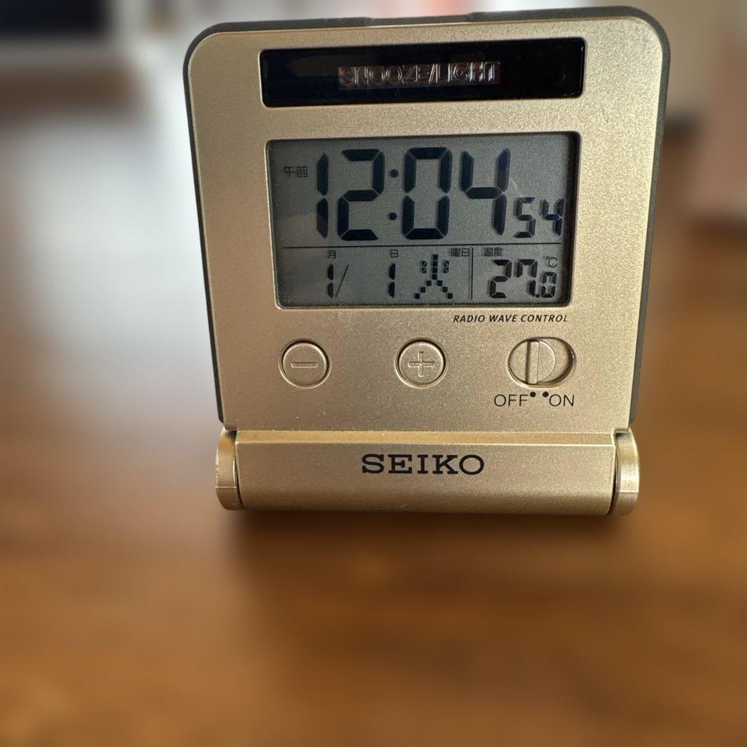 SEIKO デジタルトラベルクロック