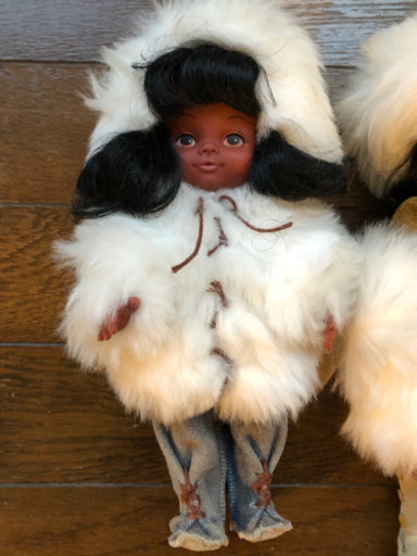 カナダのエスキモー人形２体セットの写真3枚目
