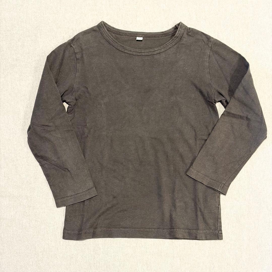 無印良品　キッズ 長袖カットソー 3枚セットの写真3枚目