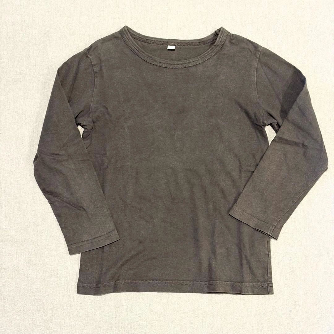 無印良品 キッズ 長袖カットソー 3枚セットの写真3枚目