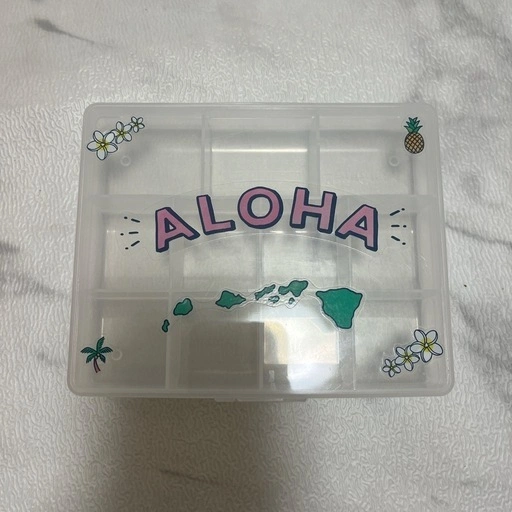ALOHA柄 小物収納ケース