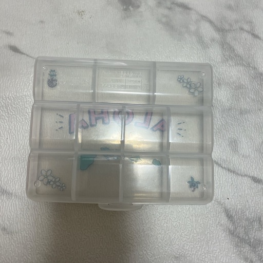 ALOHA柄 小物収納ケースの写真2枚目