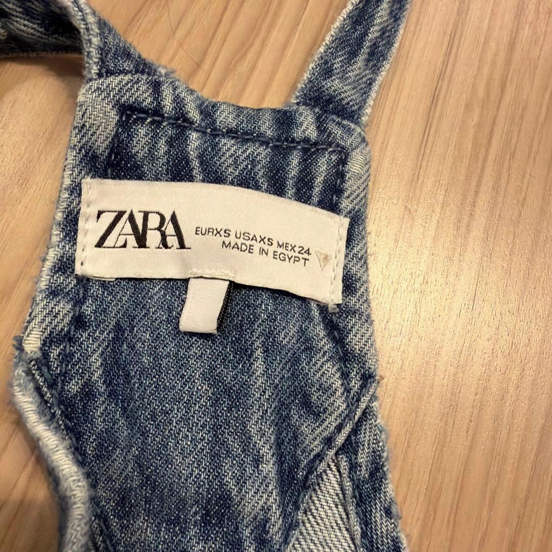 ZARA デニムサロペット オーバーオール XSの写真2枚目