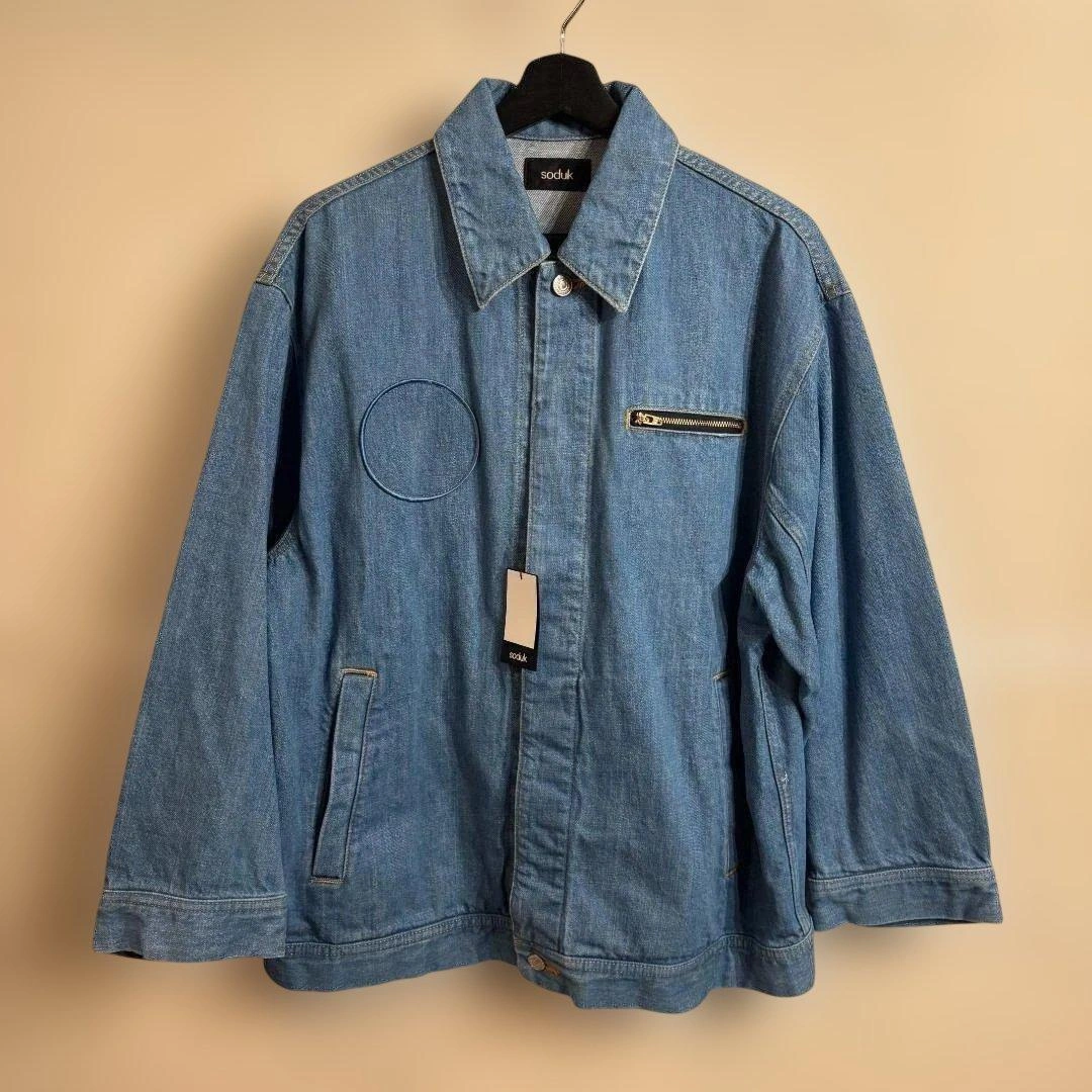 soduk Circle Patch Denim Jacket デニムジャケット
