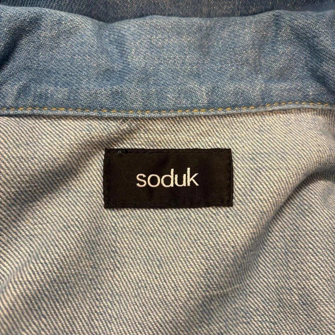 soduk Circle Patch Denim Jacket デニムジャケットの写真3枚目