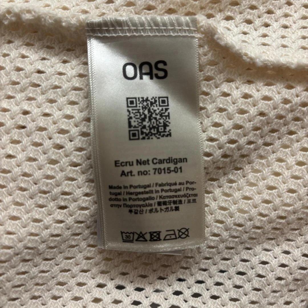 【新品タグ付】OAS ネットニットカーディガン Mサイズの写真5枚目