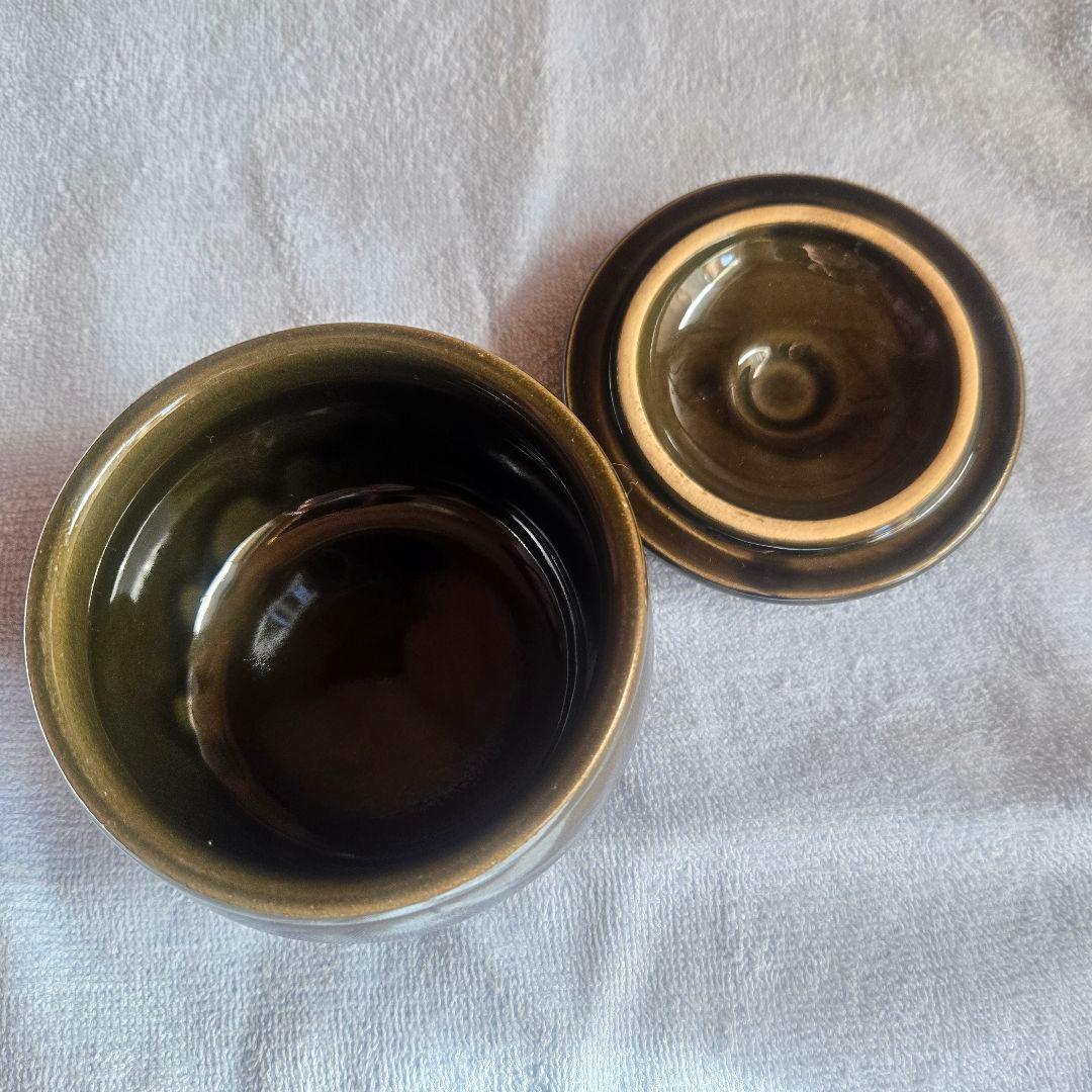 【ケーニヒスクローネ】美濃焼 蓋付きミニ壺 陶器製（ロゴ入り）の写真2枚目