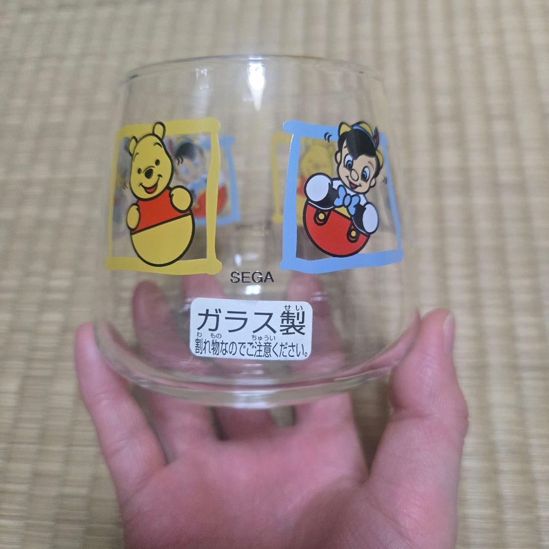 【未使用】スインググラス プーさん ドナルドダック イラスト コップの写真4枚目