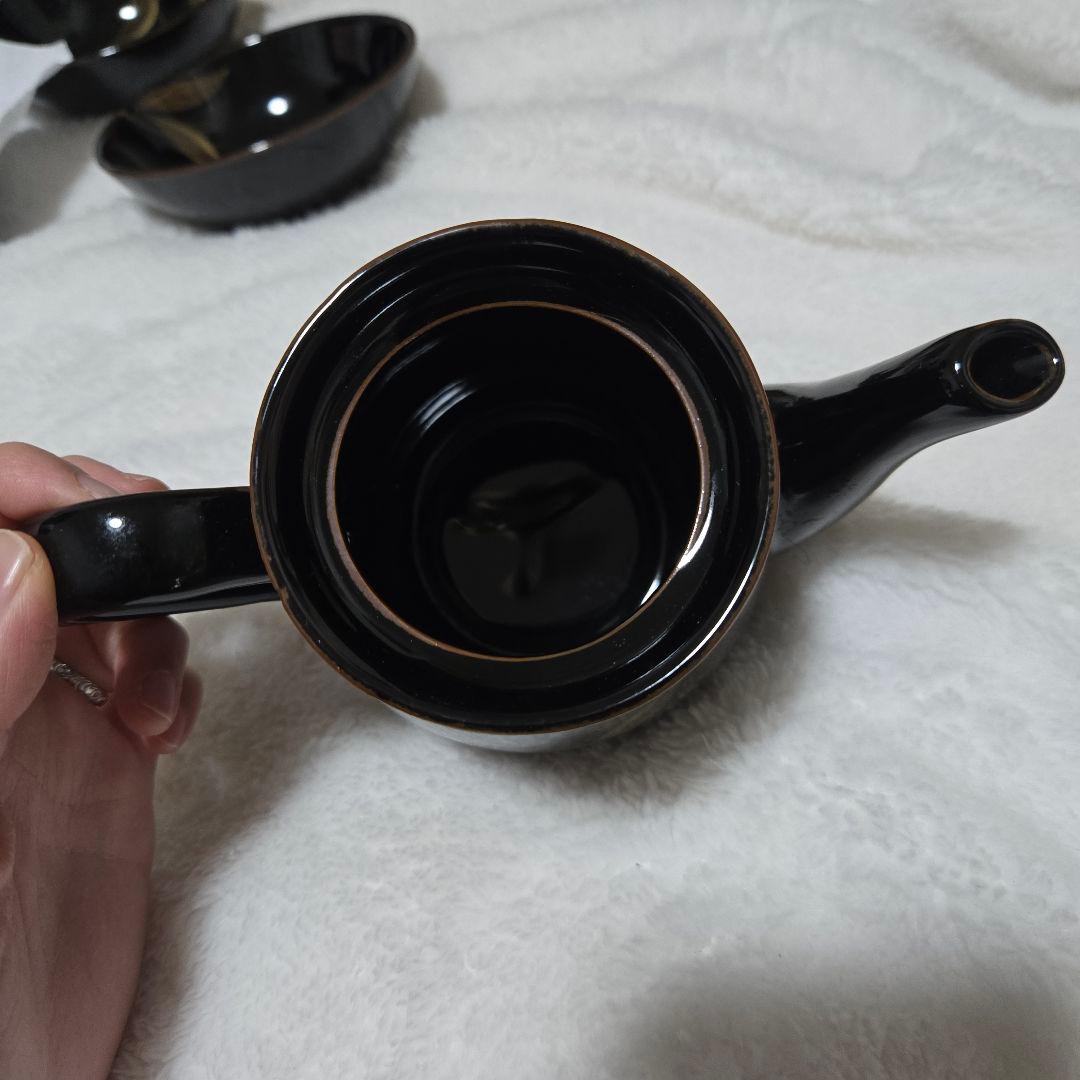 【丸石陶器】美しい器 天ぷら揃え 7点セット（大皿・小皿・急須）の写真8枚目