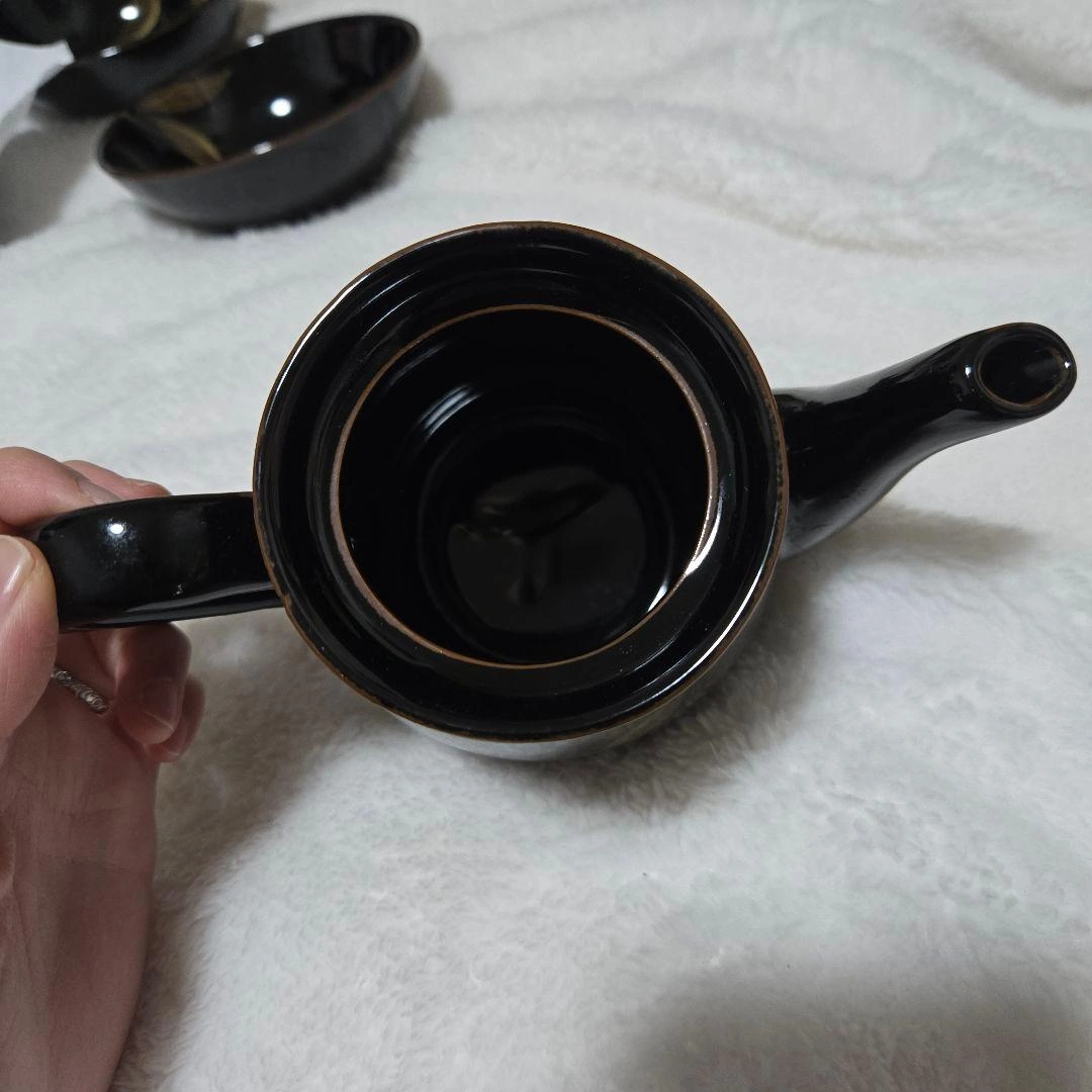【丸石陶器】美しい器 天ぷら揃え 7点セット(大皿・小皿・急須)の写真8枚目