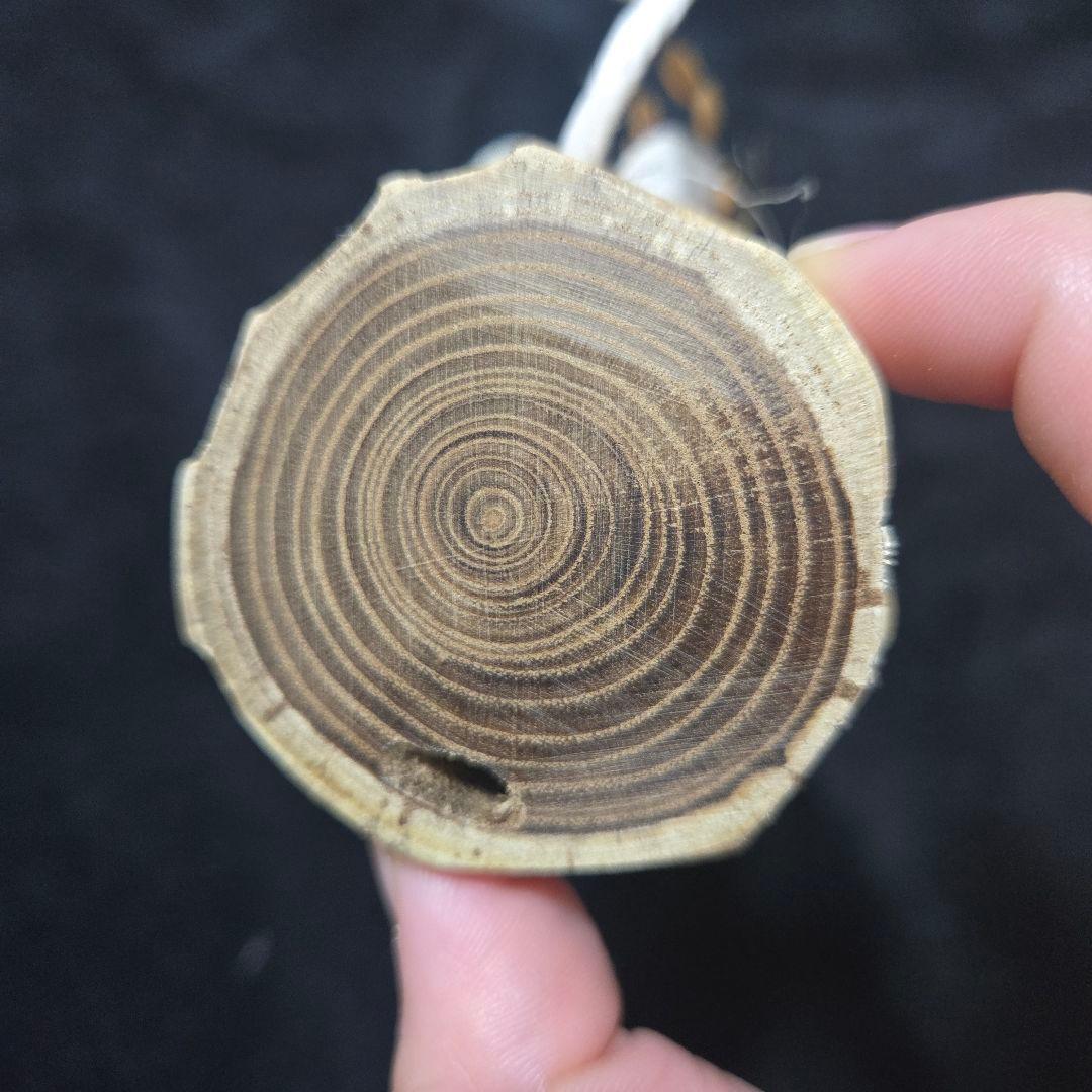 未使用 ちりめん細工 干支飾り 子 ねずみ 稲穂 切り株 土台 縁起物 置物の写真7枚目