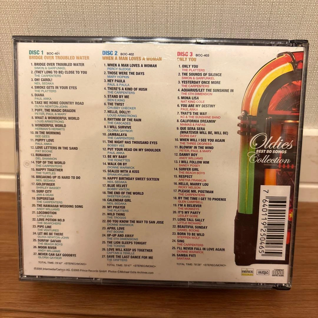 Oldies Best 80 Songs Collection CD 3枚組の写真2枚目