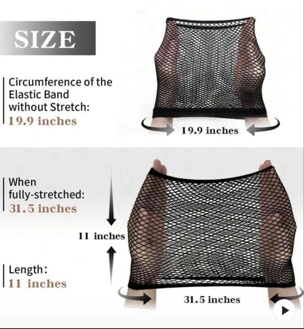 ストレッチメッシュウィッグキャップ ウィッグネット 5個セットの写真5枚目