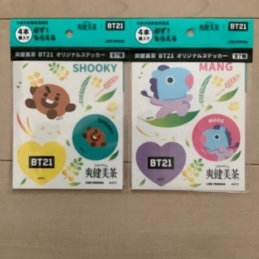 BT21オリジナルステッカー