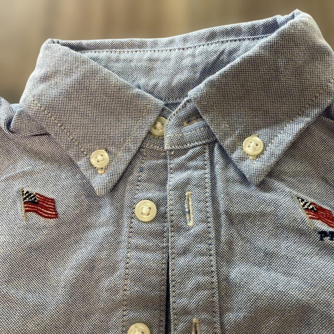【きれい】Ralph Lauren 星条旗刺繍 ロンパース 80cmの写真2枚目