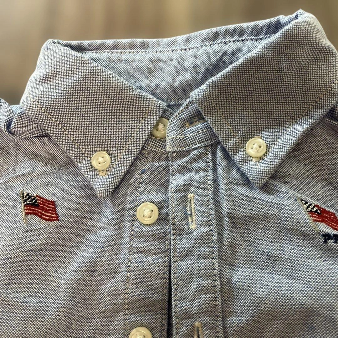 【きれい】Ralph Lauren 星条旗刺繍 ロンパース 80cmの写真2枚目