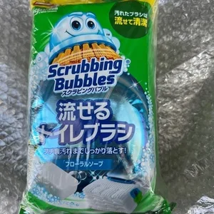 スクラビングバブル 流せるトイレブラシ 36個 フローラルソープ 新品