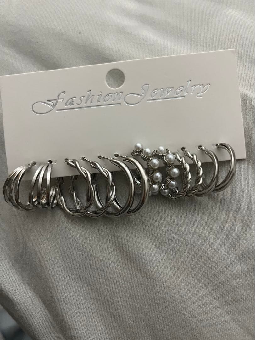 ピアス6ペアセット