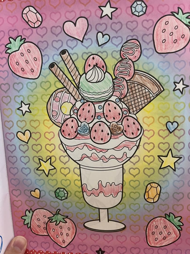 いろつきぬりえ COLORING BOOK ユニコーン・お城柄の写真2枚目